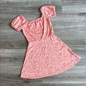 Btween floral print little girls dress